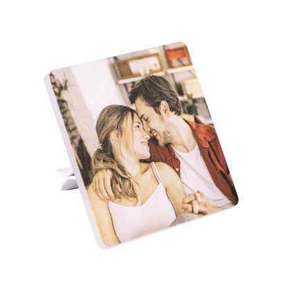 Personalised Car Photo Holder Stylish Square & Round Shapes Valentine’s Day Gift for Him