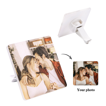 Personalised Car Photo Holder Stylish Square & Round Shapes Valentine’s Day Gift for Him