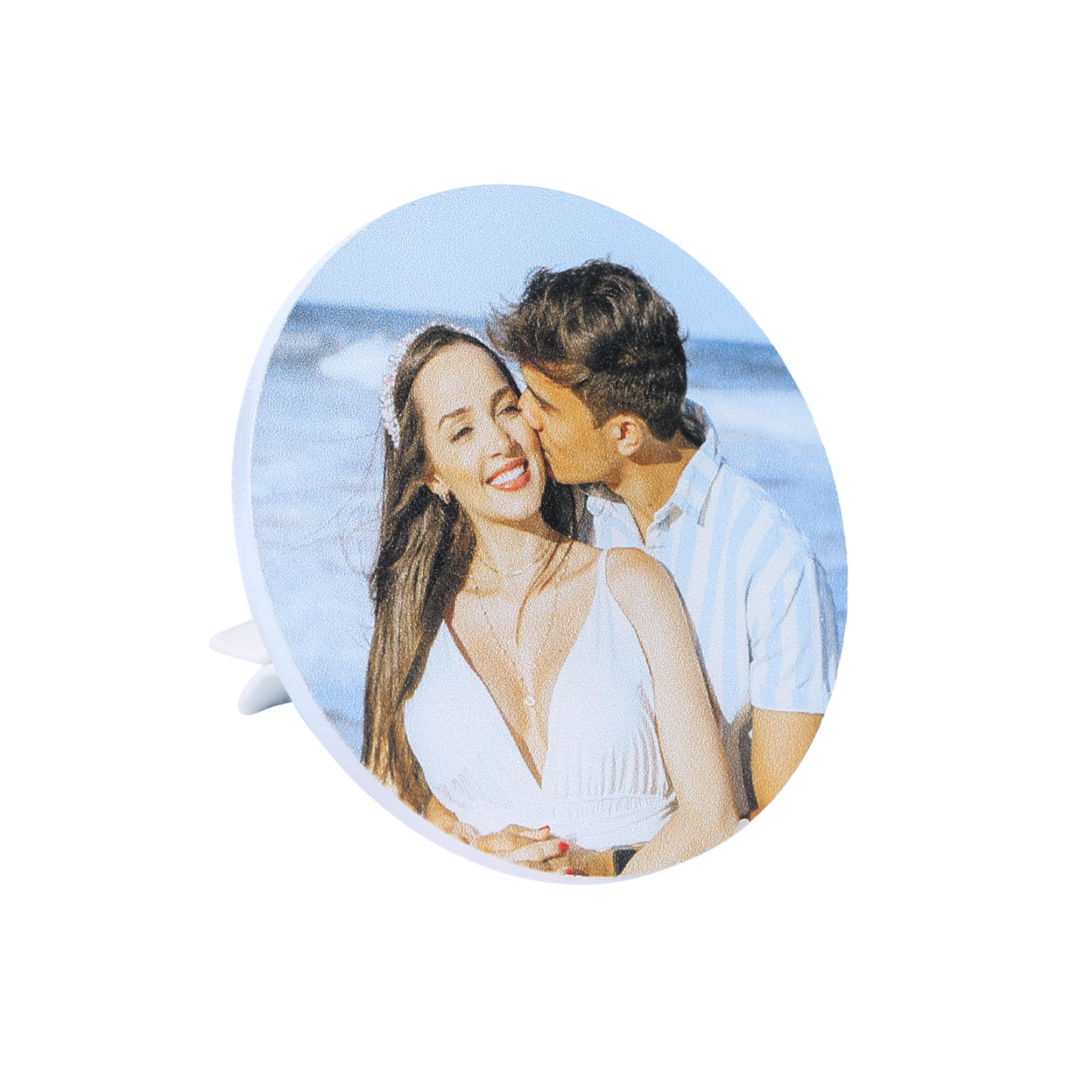 Personalised Car Photo Holder Stylish Square & Round Shapes Valentine’s Day Gift for Him