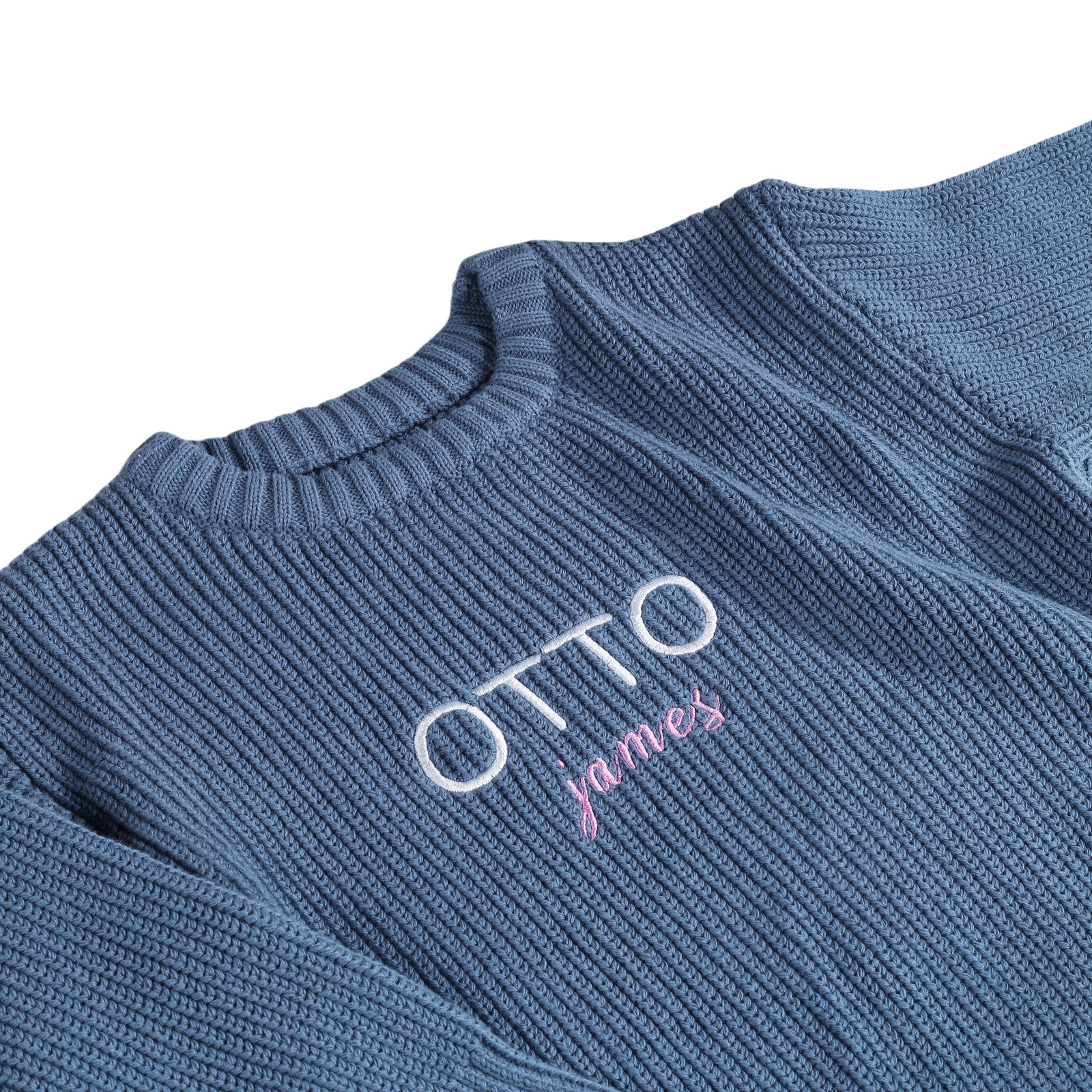 Personalised Kids Sweater Custom Knit Sweater with 1 Name Hand Embroidered Oversized Sweater Chunky Knit Name Jumper Newborn Baby Toddler Kids gift