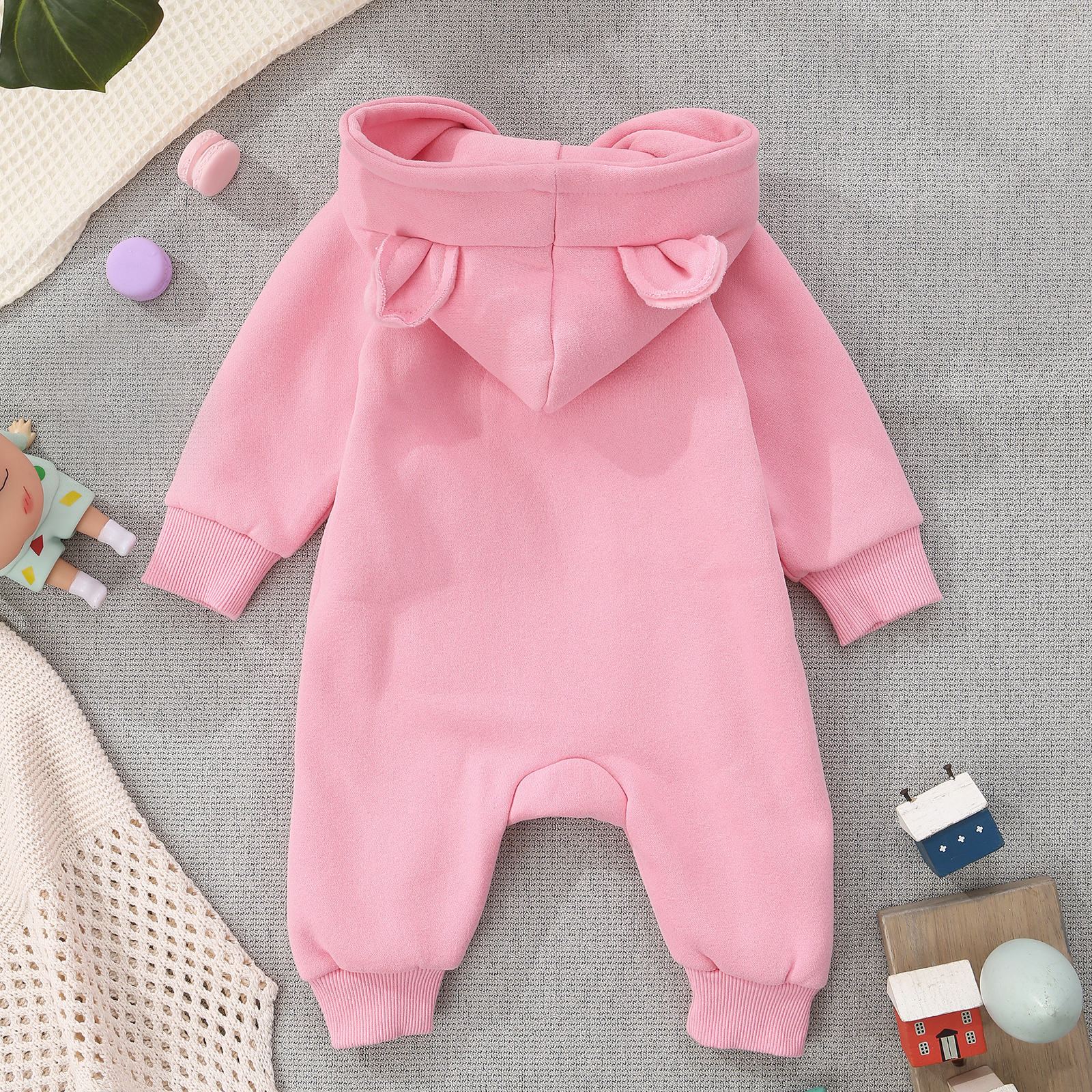 Personalised Name Brody Bear Romper Bestgift Autumn and Winter Baby Outing Clothes Thickened Newborn Clothes Jumpsuit