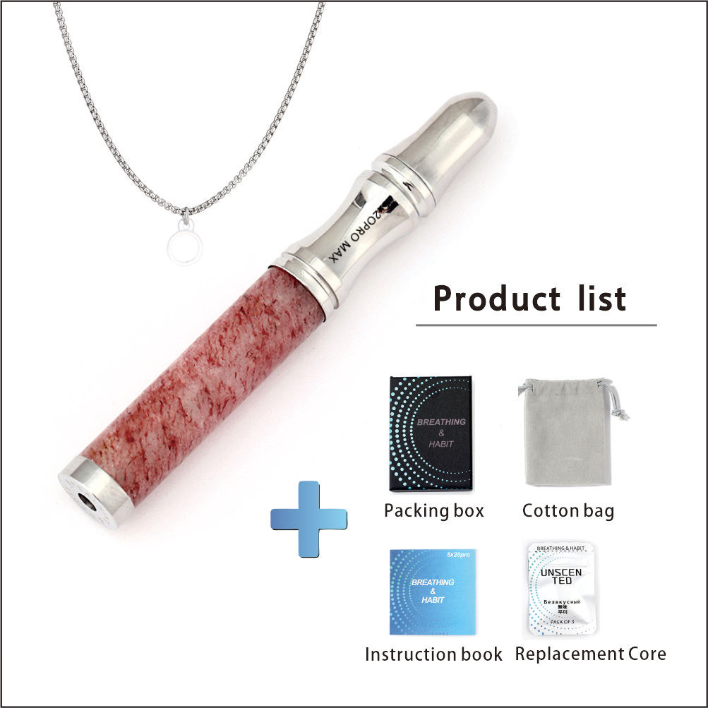 Natural Stone Anti-Stress Breathing Necklace