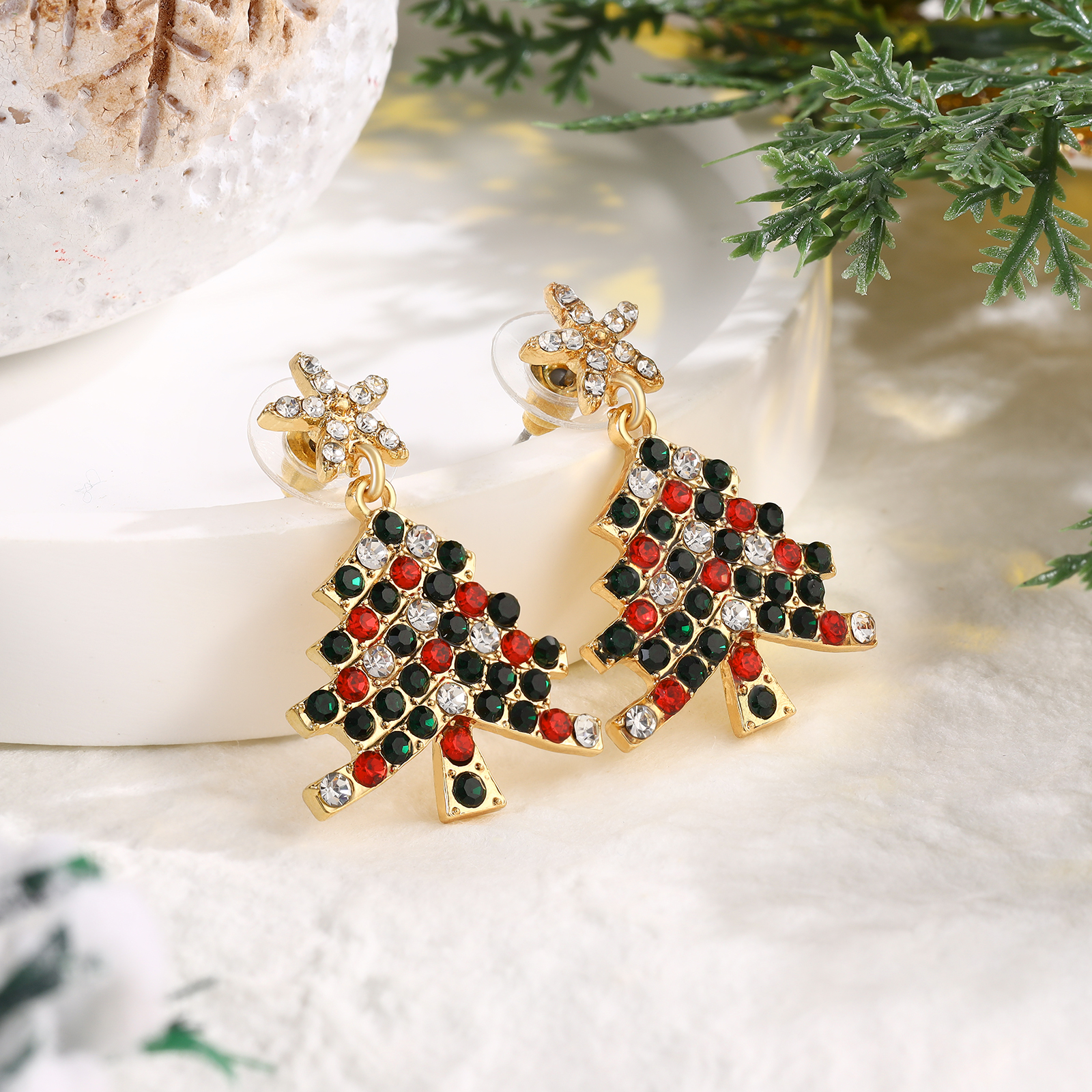 Women's Earrings Christmas Tree Pendant Christmas Gifts for Her-Jessemade AU