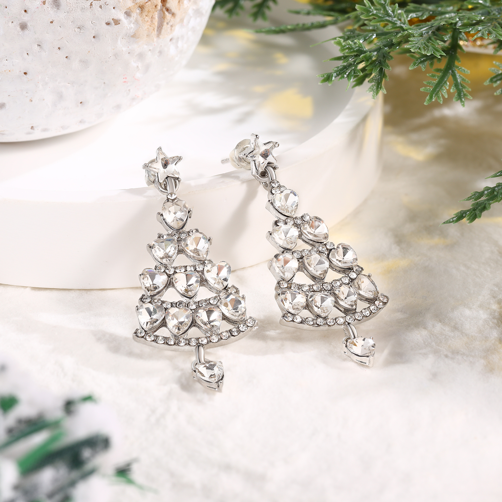 Women's Earrings Christmas Tree Pendant Christmas Gifts for Her-Jessemade AU