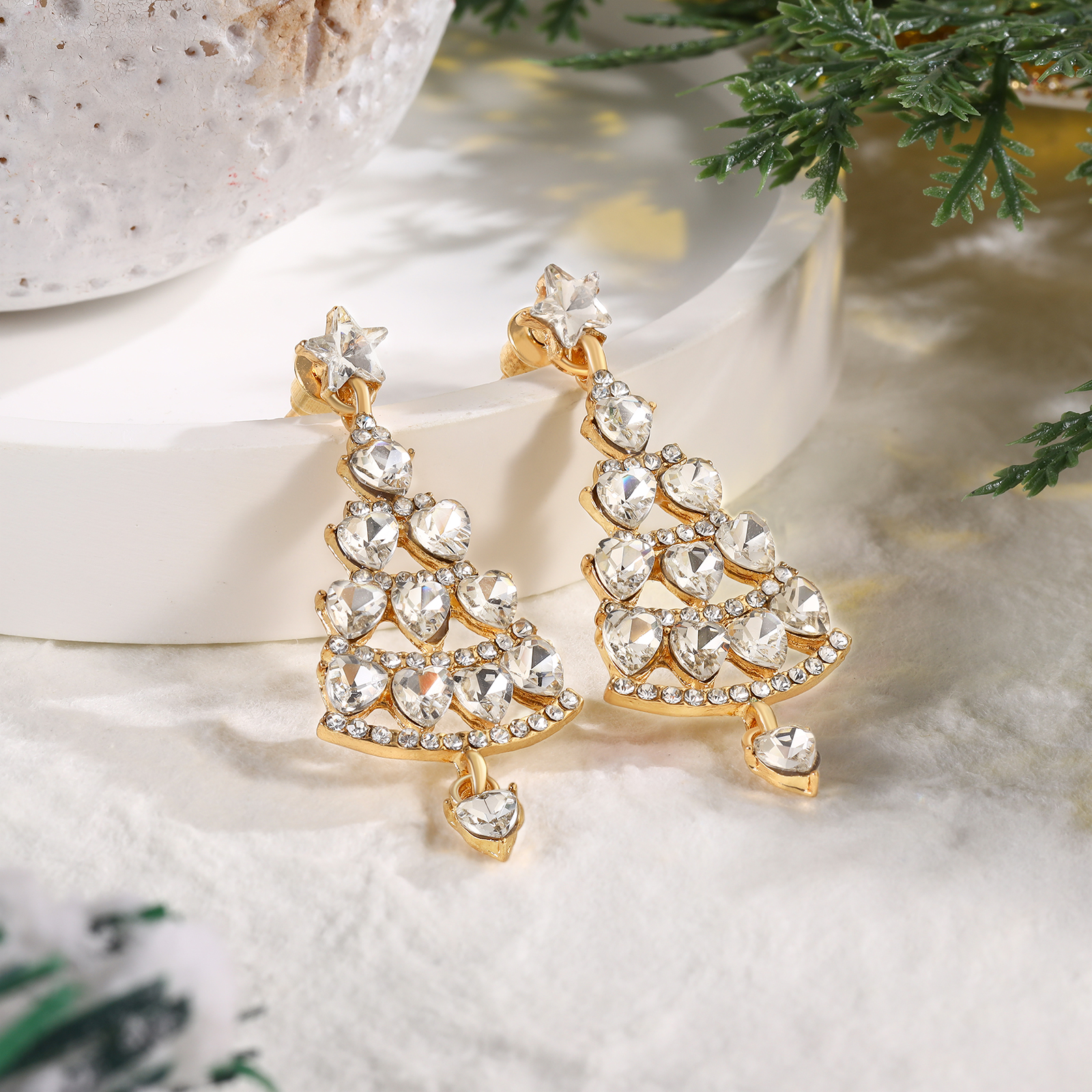 Women's Earrings Christmas Tree Pendant Christmas Gifts for Her-Jessemade AU