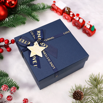 Men Photo Wallet Personalised Letter&Name Wallet Gray Colour with Photo Keychain Pen Christmas Gift Set For Him-Jessemade AU