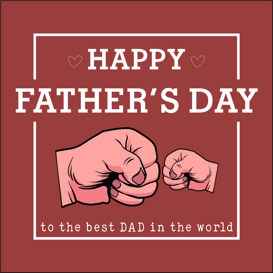 Free Gift - Happy Father's Day Fist Bump Warm Gift Card-Jessemade AU