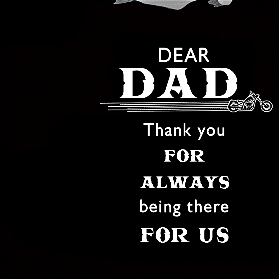 Dear Dad Warm Gift Card, Greeting Card for Father-Jessemade AU