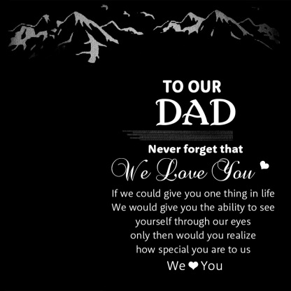 To Dad Warm Gift Card, Greeting Card for Father-Jessemade AU