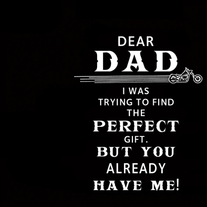 Dear Dad Warm Gift Card, Greeting Card for Father-Jessemade AU