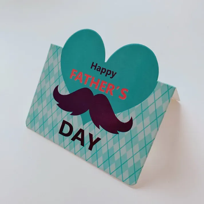 Free Gift - Happy Father's Day Beard Card Handwritten Warm Gift Card-Jessemade AU