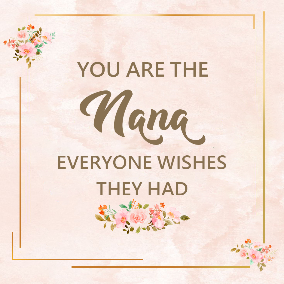 Mum/Nan/Nana/Nanny/Mam Warm Gift Card, Greeting Card for Grandma/Mother | Jessemade
