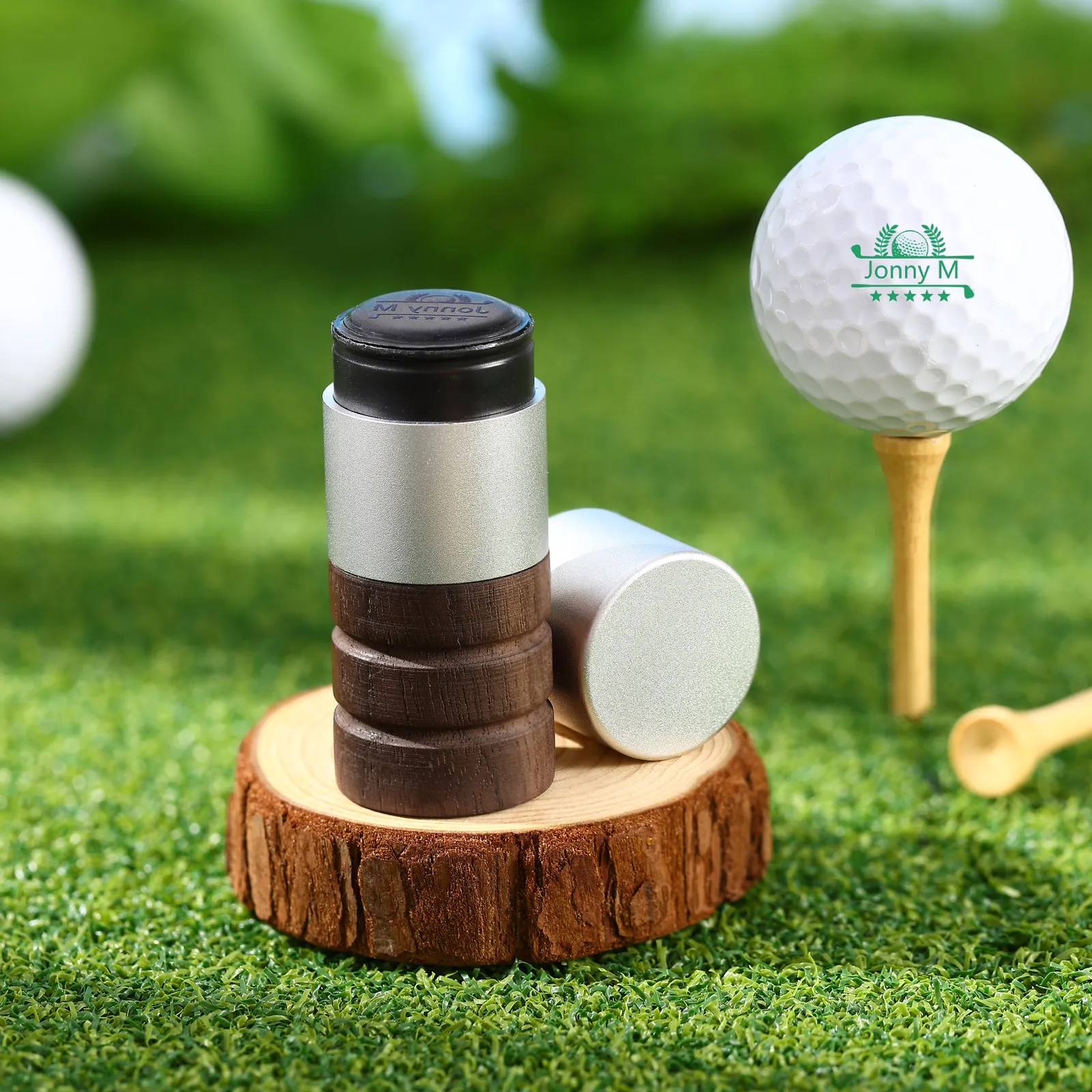Personalised Golf Ball Stamp Custom 5 Colours