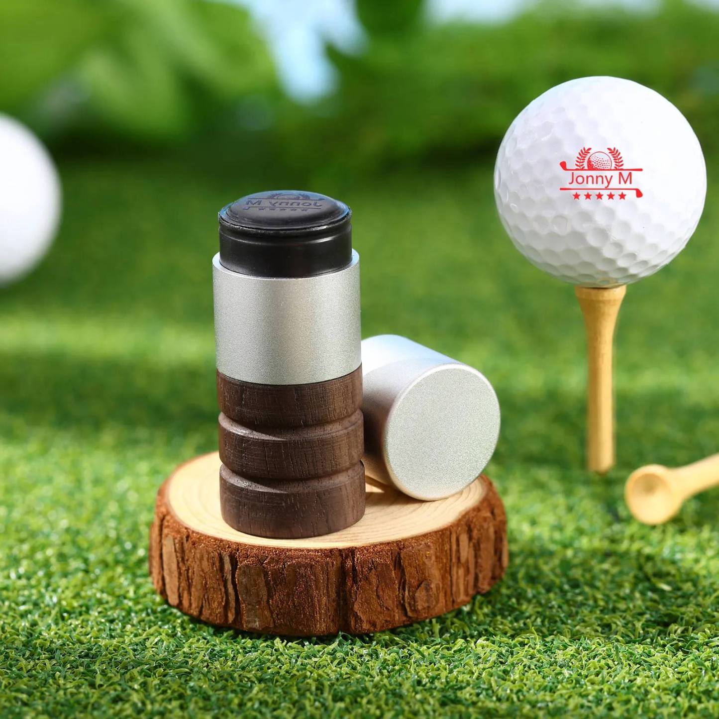 Personalised Golf Ball Stamp Custom 5 Colours