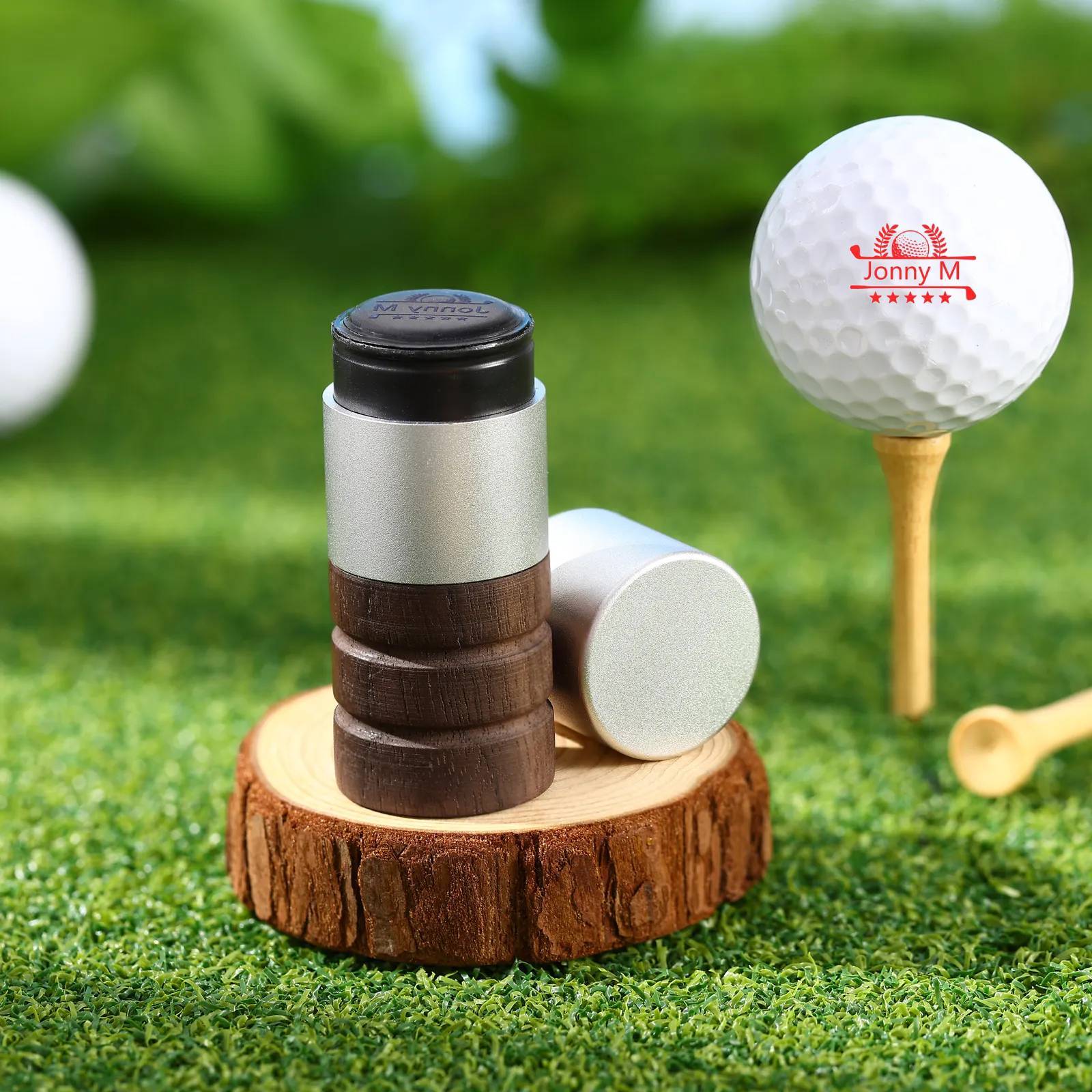 Personalised Golf Ball Stamp Custom 5 Colours