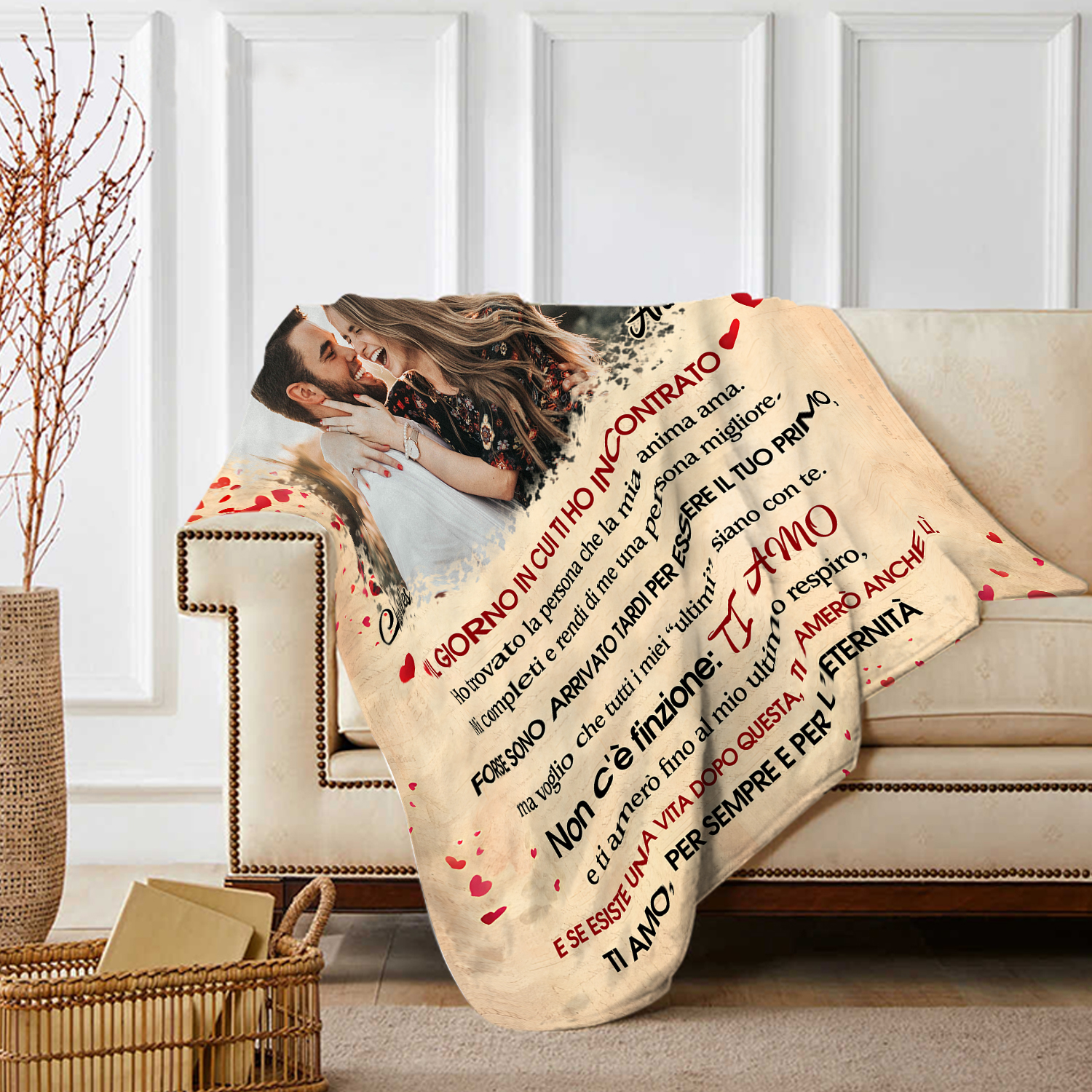 Personalised Blanket You and Me We Got This Custom Photo Gift for Couple