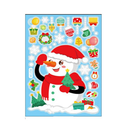 Festive Christmas Window Stickers for Kids