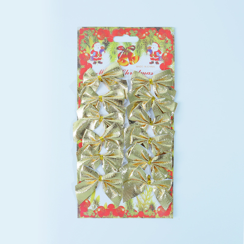 Festive Christmas Mini Bows for Holiday Decoration