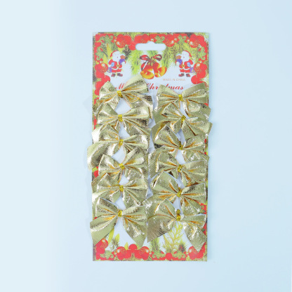 Festive Christmas Mini Bows for Holiday Decoration