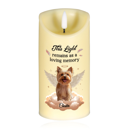 Custom Photo Pets Make Our Lives Whole Memorial Personalised Custom LED Candle Sympathy Gift Christmas Gift For Pet Owners