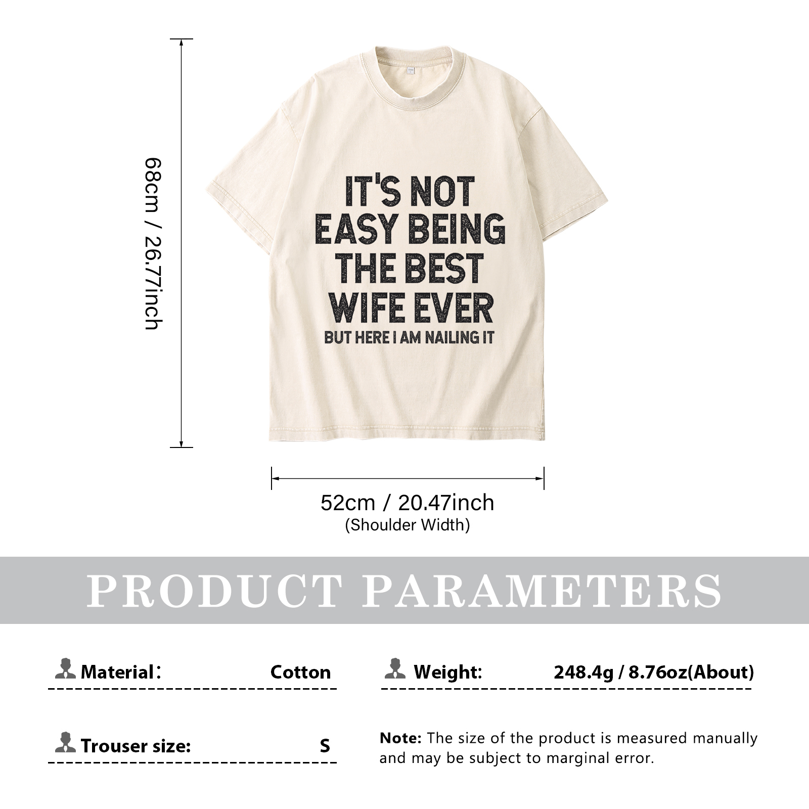 Personalised Couple White T-Shirts Its Not Easy Being the Best Husband or Wife Ever Valentines Day Gift