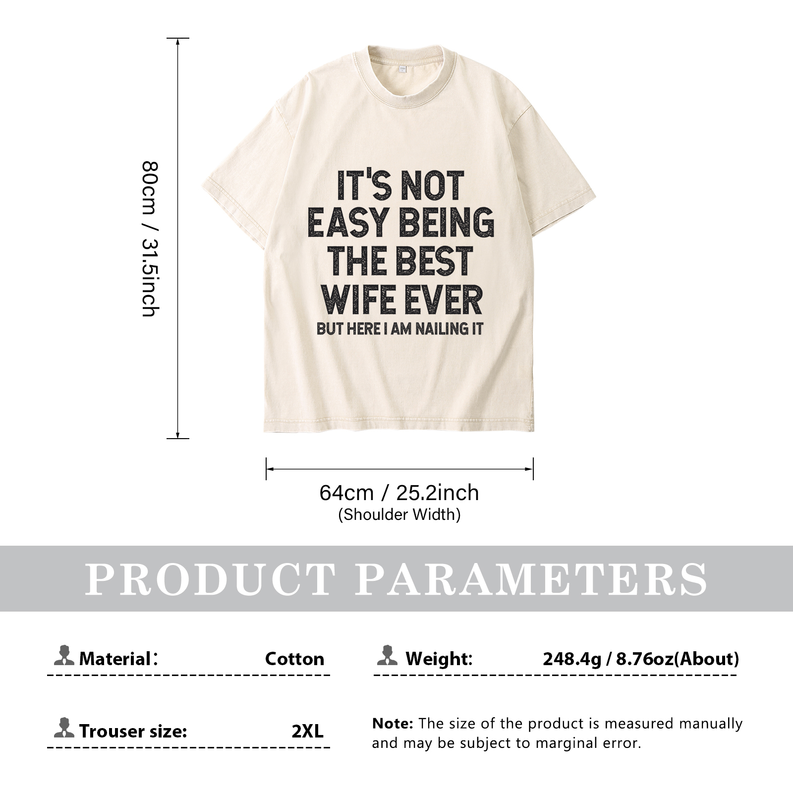 Personalised Couple White T-Shirts Its Not Easy Being the Best Husband or Wife Ever Valentines Day Gift