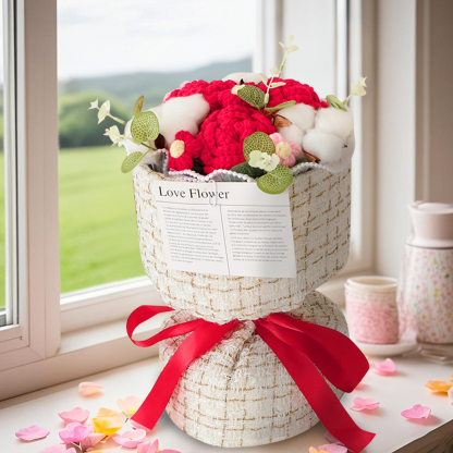 Handcrafted Plush Flower Bouquet – Perfect Gift for Mum, Nan or Loved Ones | Jessemade