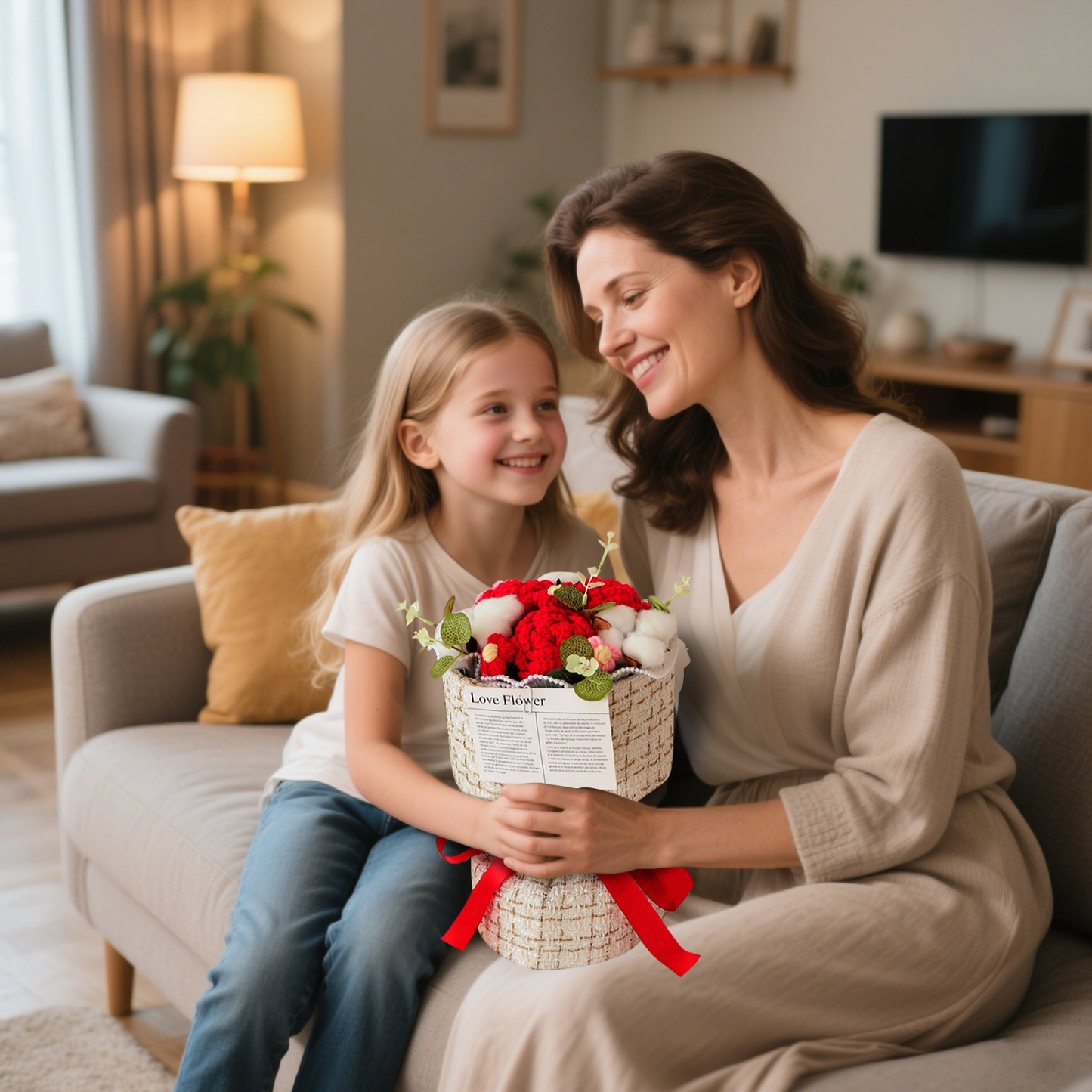 Handcrafted Plush Flower Bouquet – Perfect Gift for Mum, Nan or Loved Ones | Jessemade