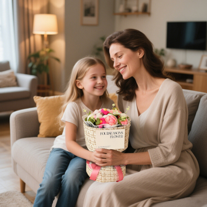 Handcrafted Plush Flower Bouquet – Perfect Gift for Mum, Nan or Loved Ones | Jessemade