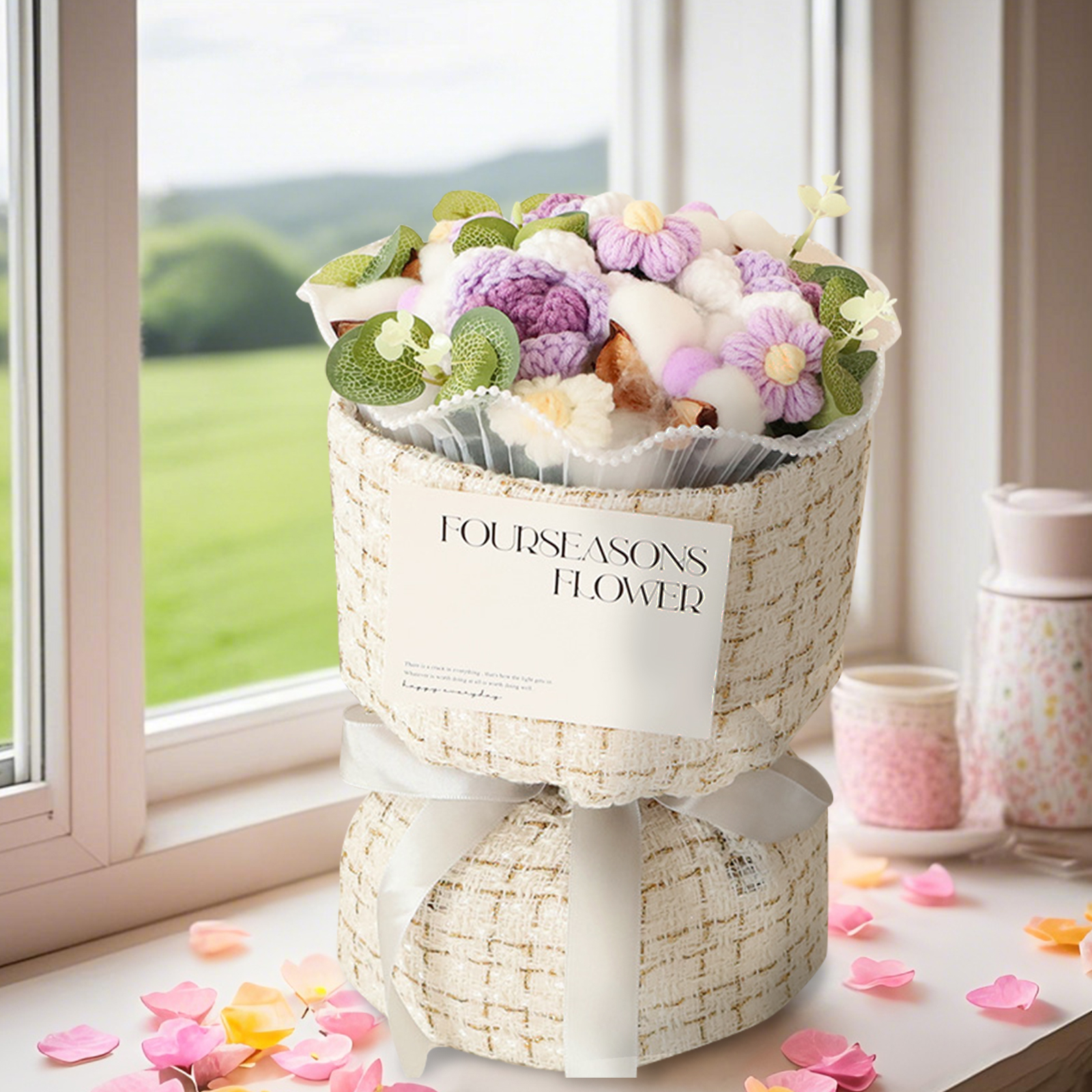 Handcrafted Plush Flower Bouquet – Perfect Gift for Mum, Nan or Loved Ones | Jessemade