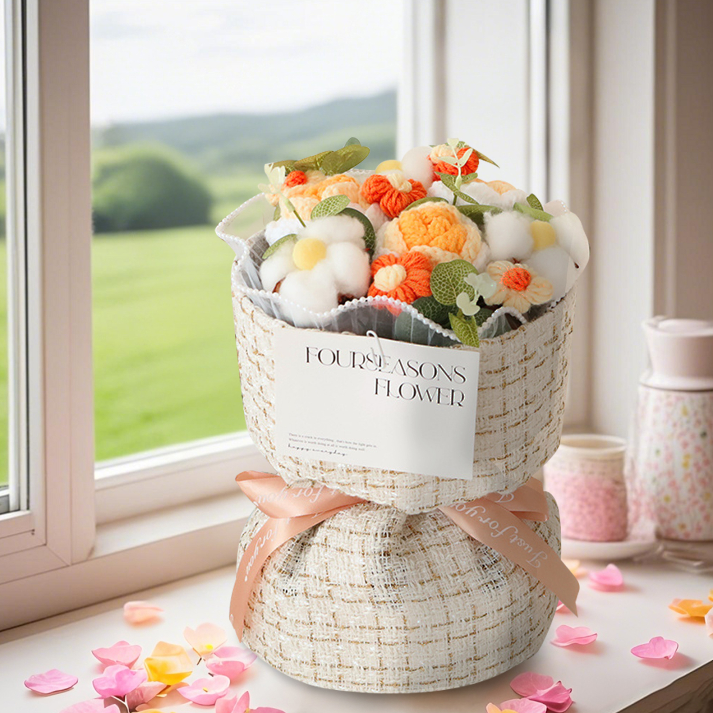 Handcrafted Plush Flower Bouquet – Perfect Gift for Mum, Nan or Loved Ones | Jessemade