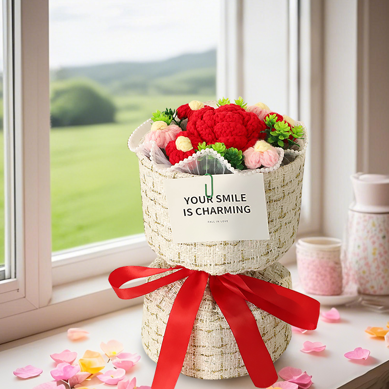 Handcrafted Plush Flower Bouquet – Perfect Gift for Mum, Nan or Loved Ones | Jessemade