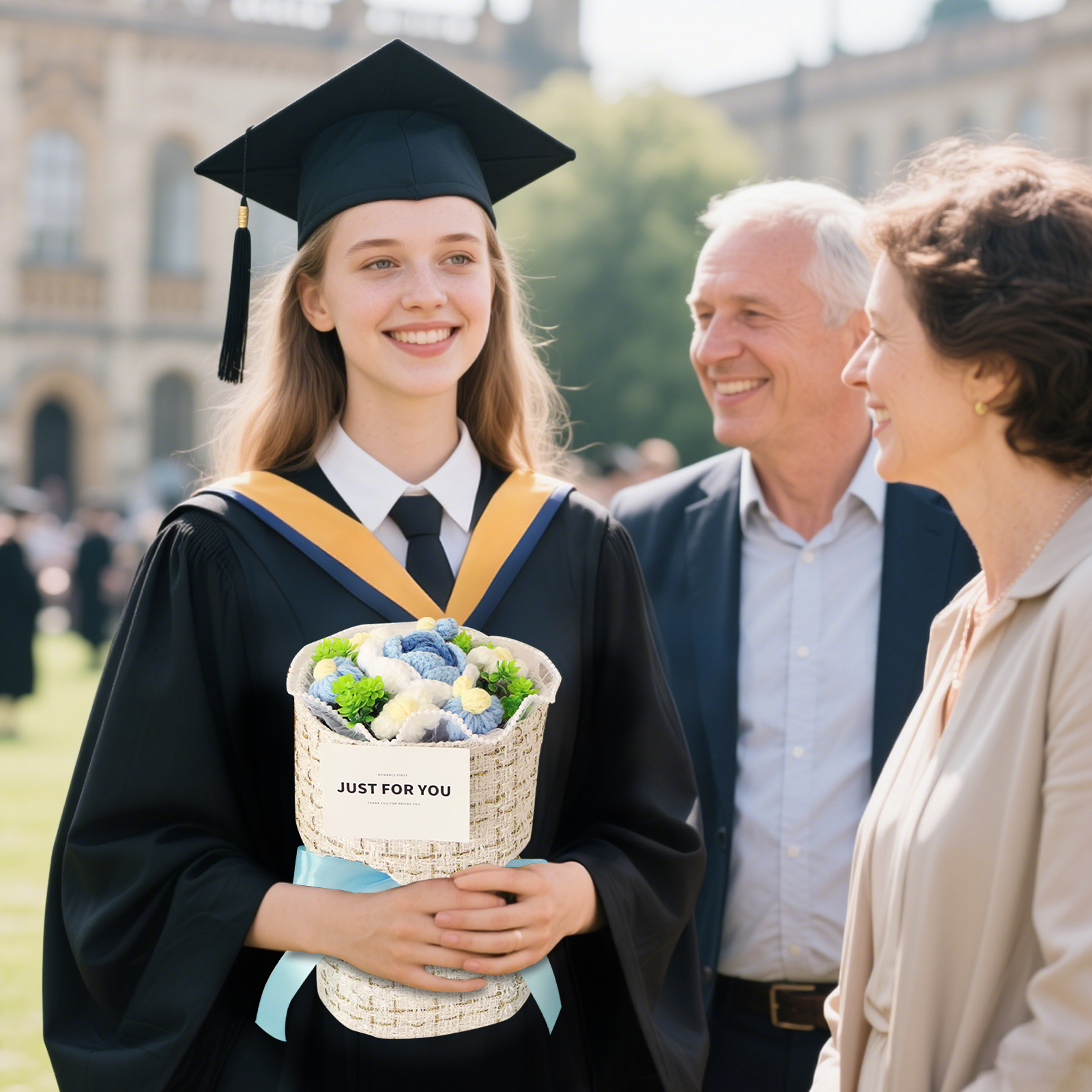 Handcrafted Plush Flower Bouquet – Perfect Gift for Mum, Nan or Loved Ones | Jessemade