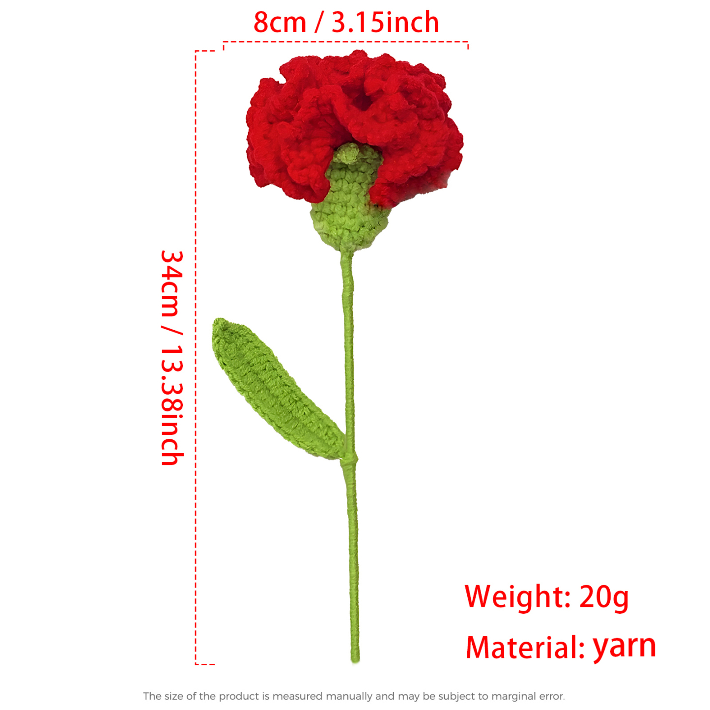 Handcrafted Yarn Flower – Perfect Gift for Mum, Nan or Loved Ones | Jessemade