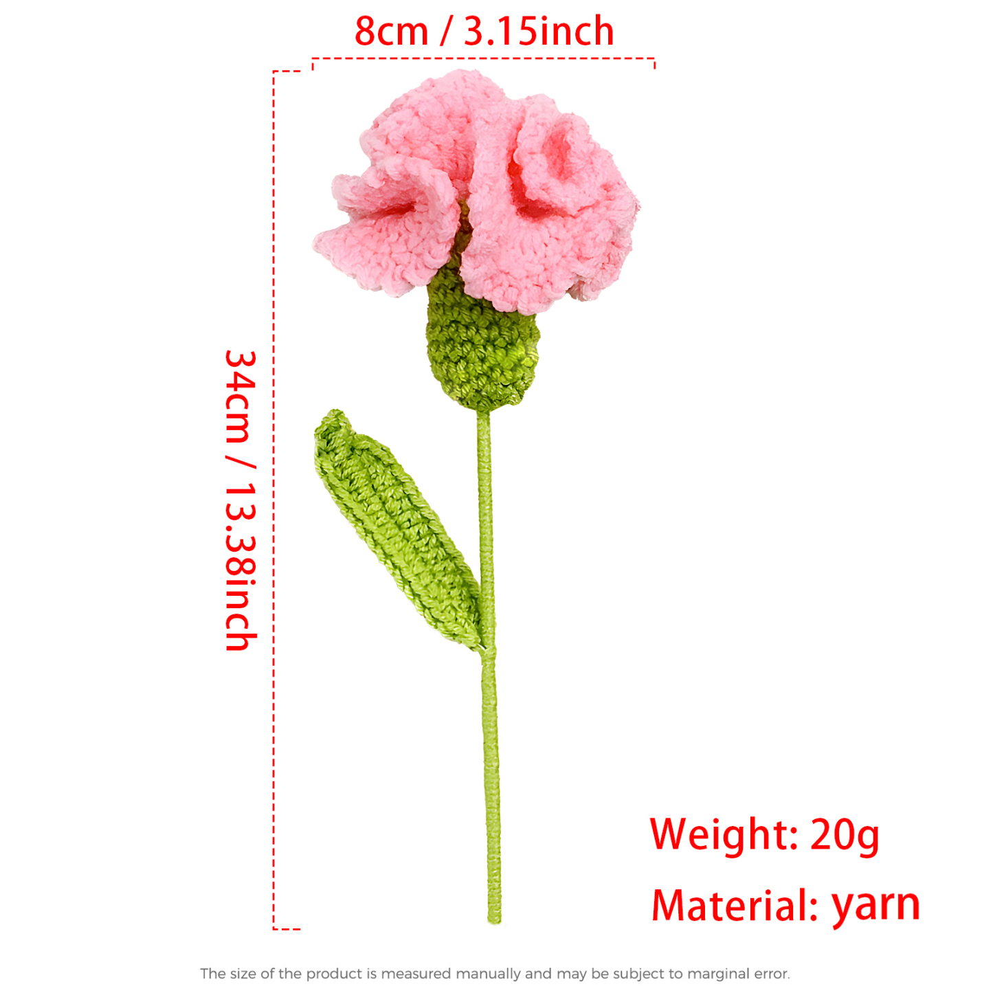 Handcrafted Yarn Flower – Perfect Gift for Mum, Nan or Loved Ones | Jessemade