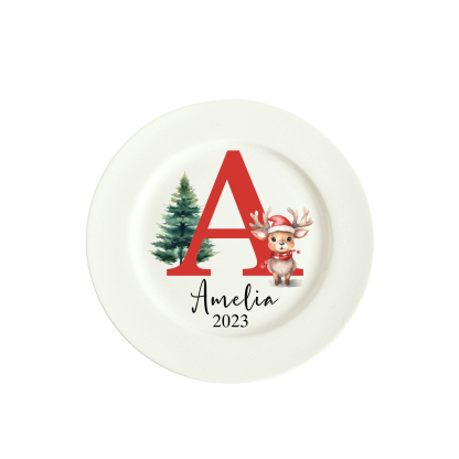 Personalised Christmas Serving Platter Custom Festive Tray for Holiday Gifting-Jessemade AU