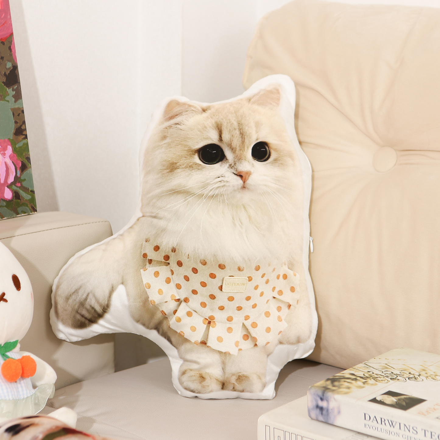 Custom 3D Pet Pillow Personalised Photo Pillow Custom Shape Double Printed Cotton Pillow-Jessemade AU