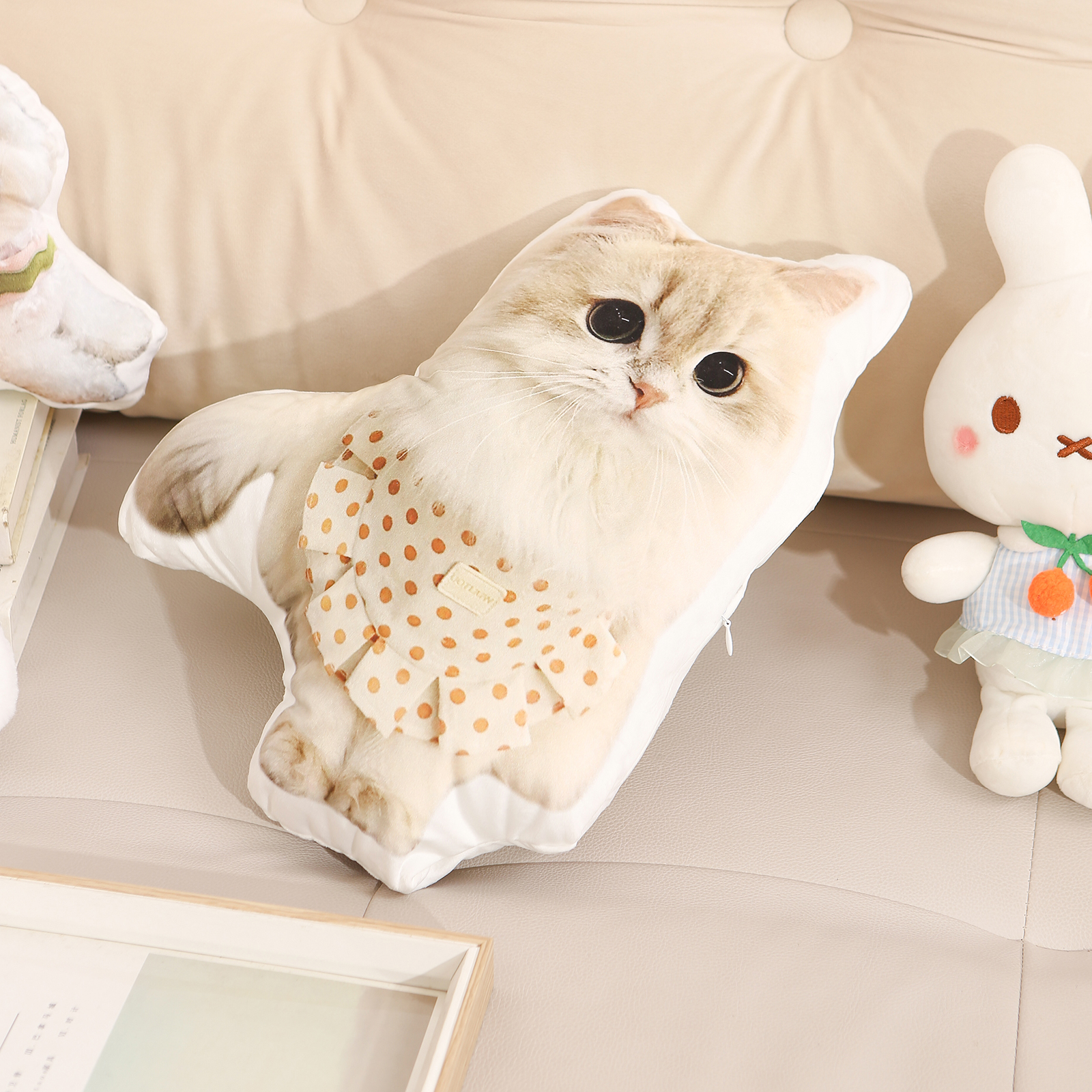 Custom 3D Pet Pillow Personalised Photo Pillow Custom Shape Double Printed Cotton Pillow-Jessemade AU