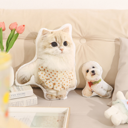 Custom 3D Pet Pillow Personalised Photo Pillow Custom Shape Double Printed Cotton Pillow-Jessemade AU