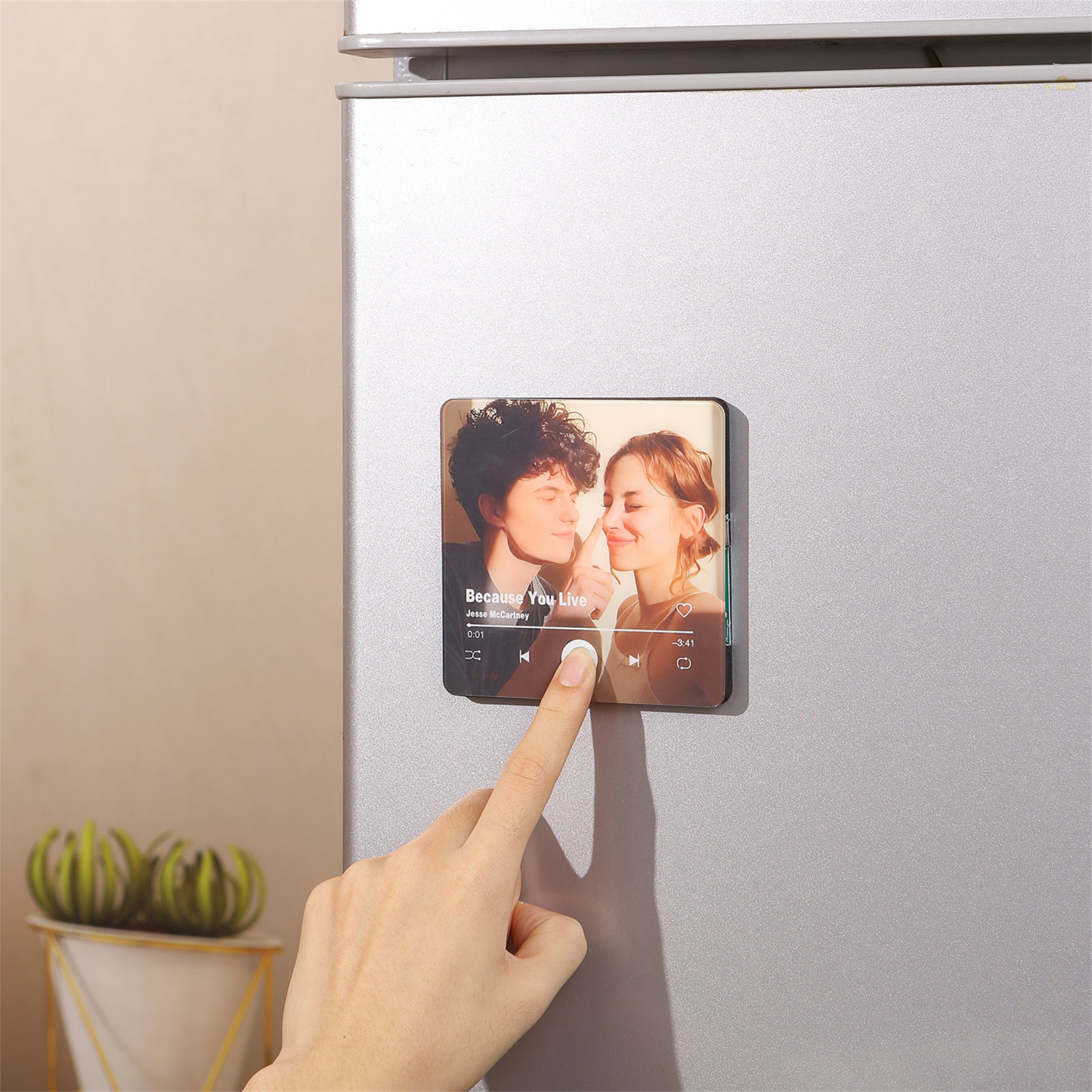 Personalised Gift Set The Perfect Valentines Gift for Him Custom 2 Photos and 2 Texts and 1 Song