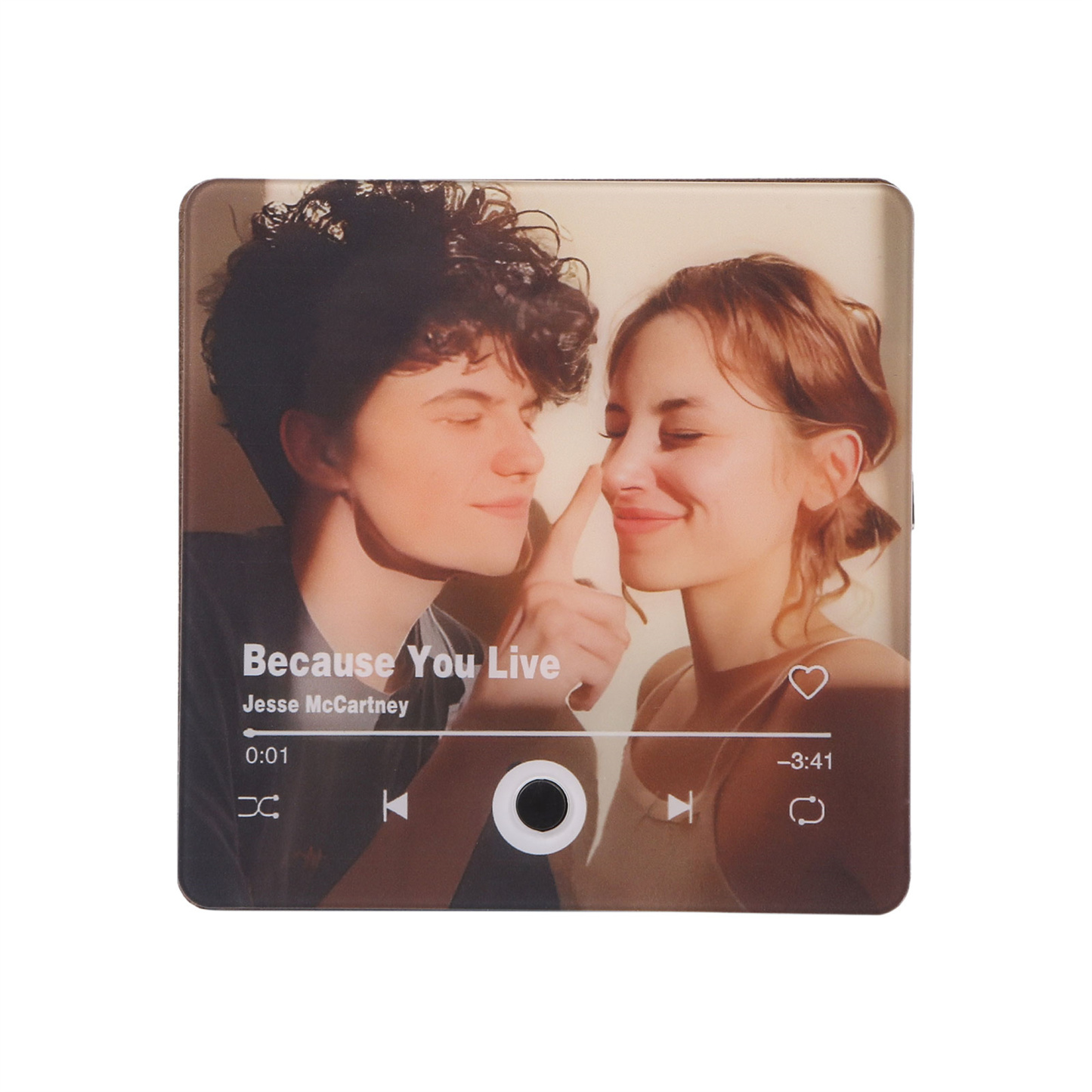 Personalised Gift Set The Perfect Valentines Gift for Him Custom 2 Photos and 2 Texts and 1 Song