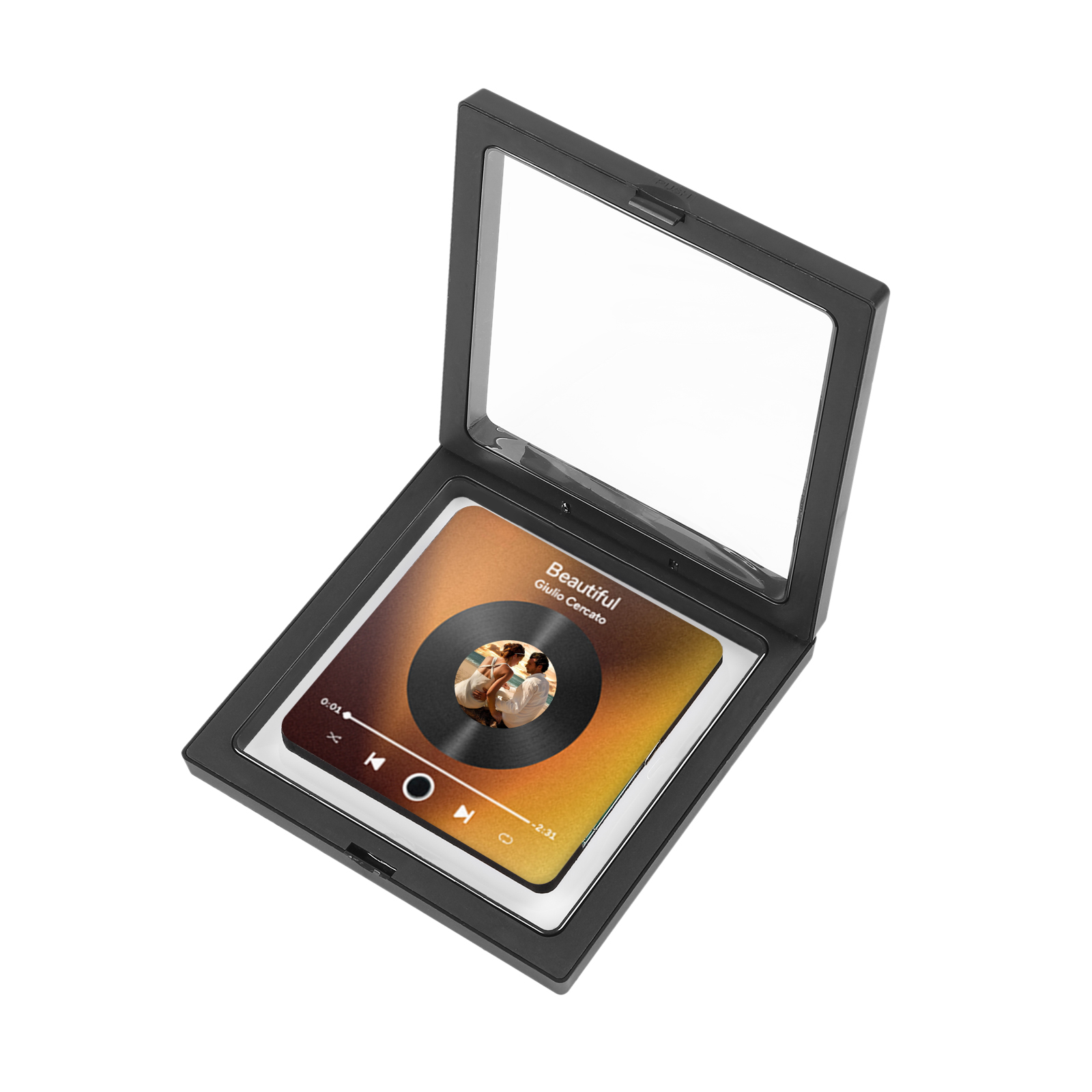 Personalised Music Fridge Magnets That Play Songs Customised Album Music Magnets for Fridge with Photo Christmas Valentine's Day Gifts for Couples