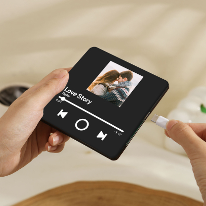 Personalised Music Fridge Magnets That Play Songs Customised Album Music Magnets for Fridge with Photo Christmas Valentine's Day Gifts for Couples