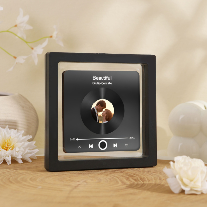 Personalised Music Fridge Magnets for Couples Custom Photo Heartwarming Gift for Loved Ones