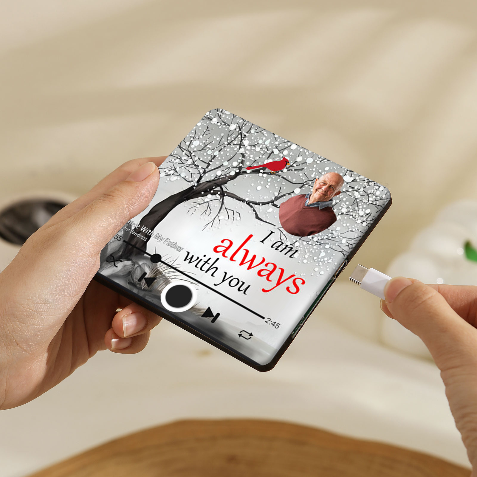 Personalised Memorial Fridge Magnet In Loving Memory Cardinal & Tree of Life Designs with Photo & Custom Text