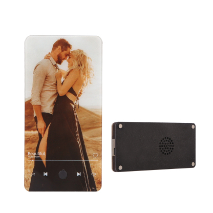 Personalised Fridge Magnet with Music Custom Photo & Song Valentine’s Day Gift for Couples