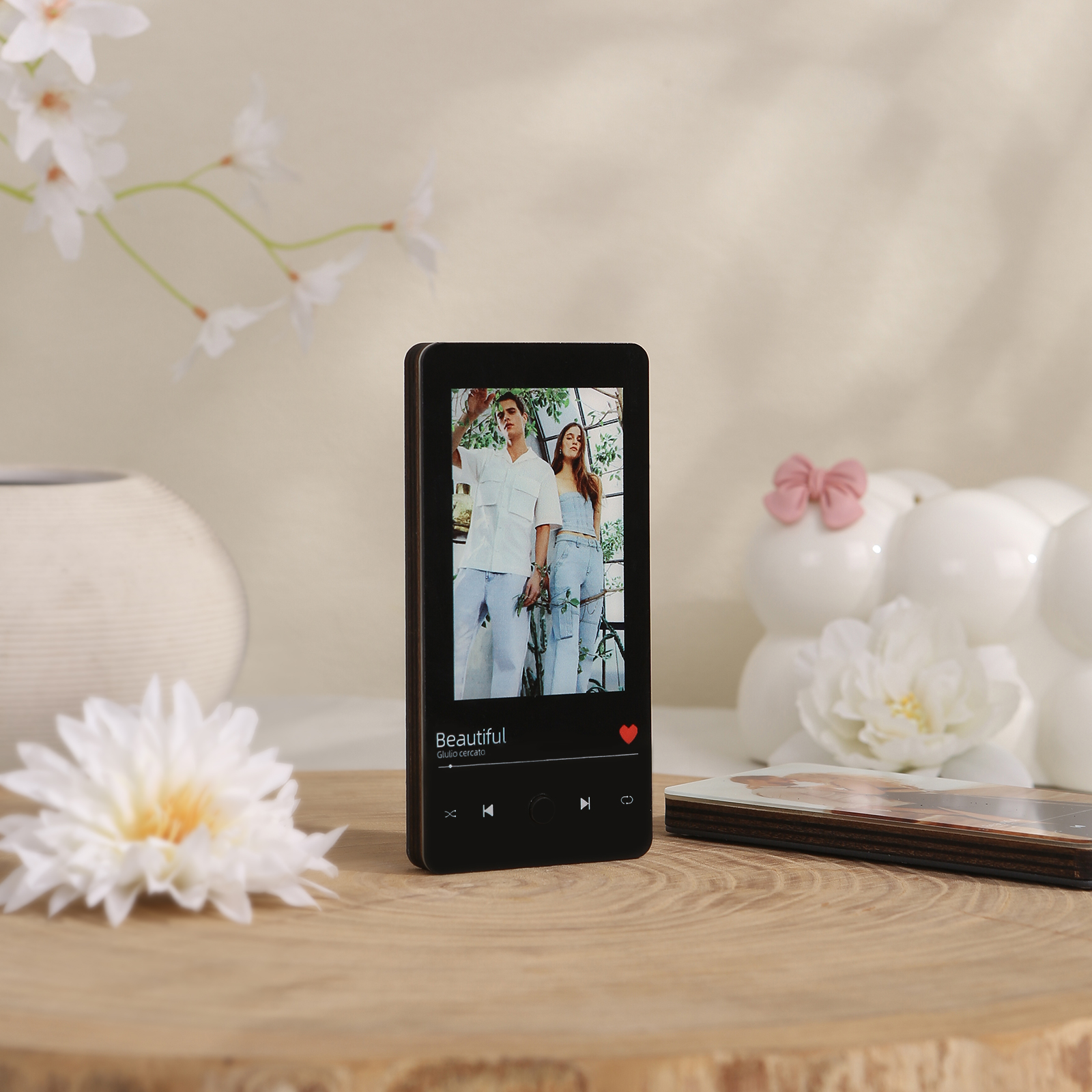 Personalised Fridge Magnet with Music Custom Photo & Song Valentine’s Day Gift for Couples