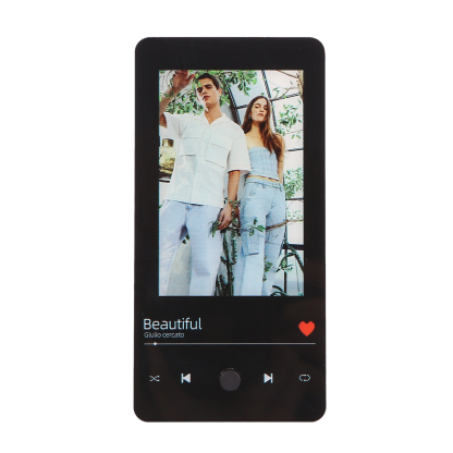 Personalised Fridge Magnet with Music Custom Photo & Song Valentine’s Day Gift for Couples