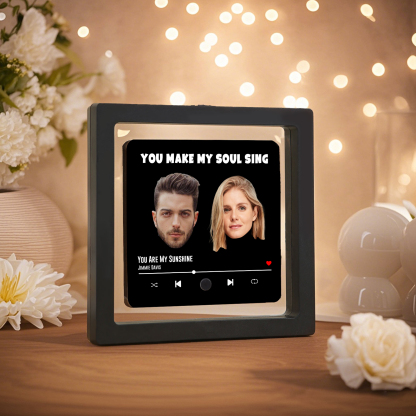 Personalised Music Fridge Magnet You Make My Soul Sing Gift for Couple