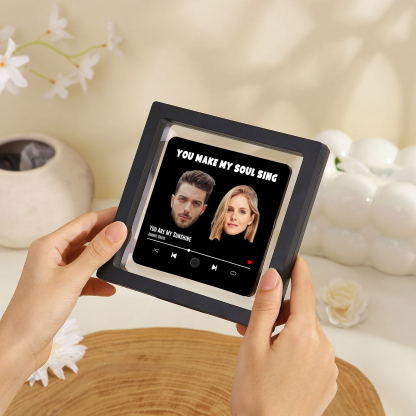 Personalised Music Fridge Magnet You Make My Soul Sing Gift for Couple